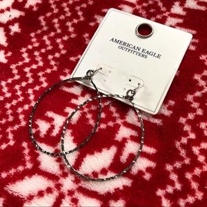 American Eagle hoop earrings